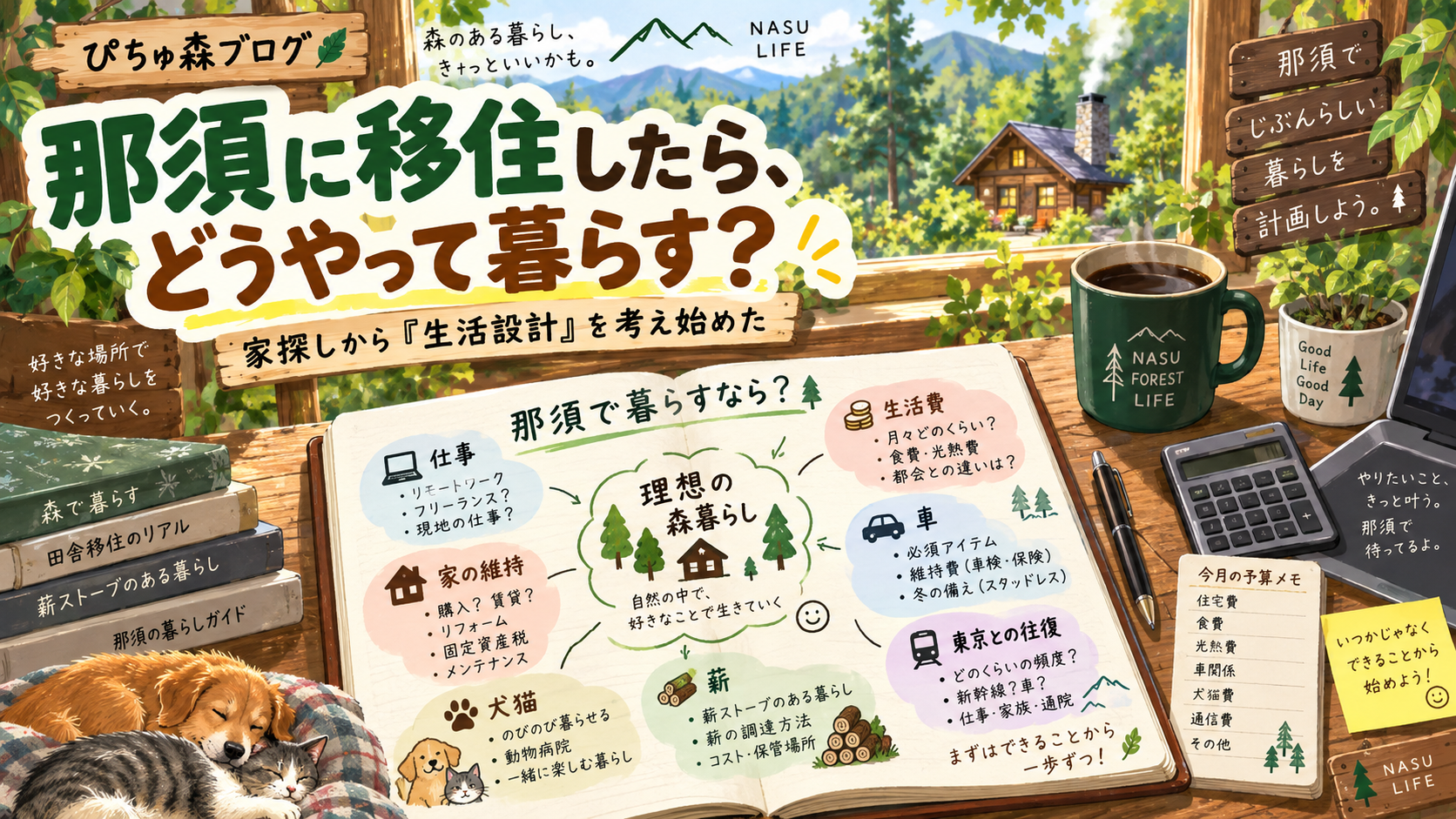 那須に移住したら、どうやって暮らす？ 家探しから生活設計を考え始めた