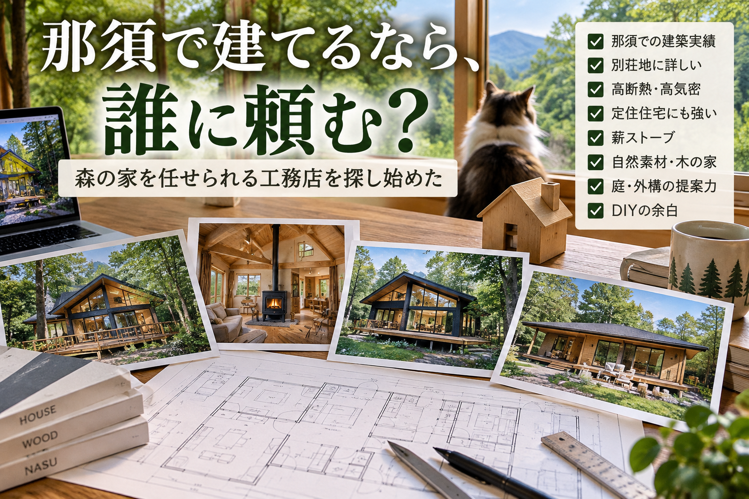 那須で家を建てるなら地元工務店？ 森の家を任せられる会社を探し始めた