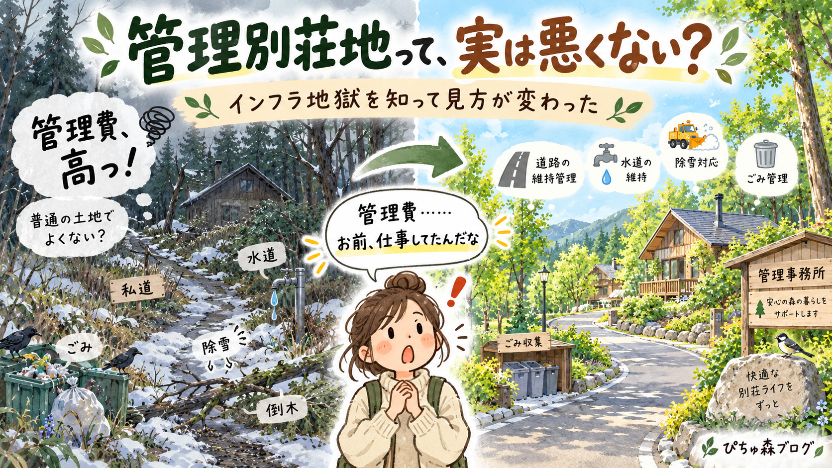 管理別荘地って、実は悪くない？ インフラ地獄を知って見方が変わった