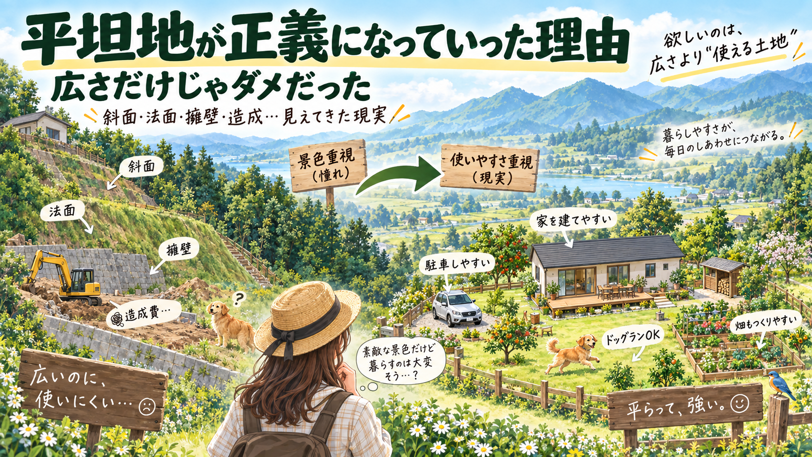 平坦地が正義になっていった理由