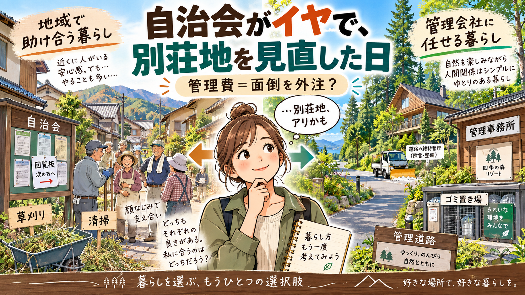 自治会（町内会）が嫌で、別荘地を見直した日